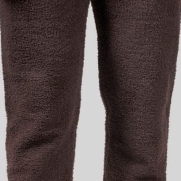 Natori Akio Cheniile Jogger Pants Mens L Brown Cozy Lounge Cabincore #1111 - Picture 4 of 11